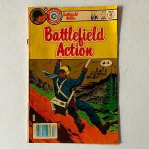 Charlton comics group - “Battlefield Action” comic - volume 5 number 77 Oct 1982